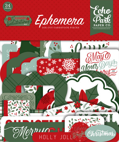 Echo Park Christmas Salutations No. 2 Ephemera (CSA289024) (DISCONTINUED)