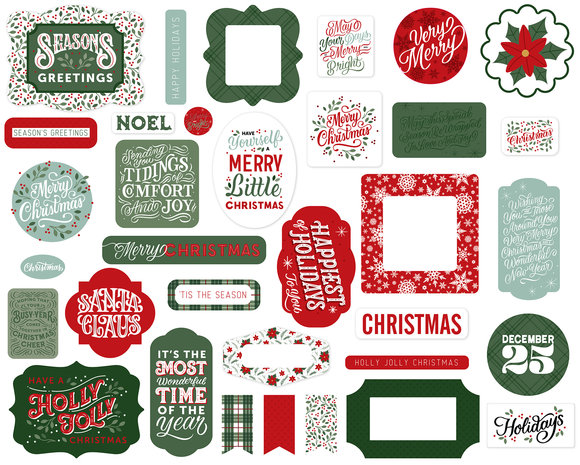 Echo Park Christmas Salutations No. 2 Ephemera (CSA289024) (DISCONTINUED) Echo Park Christmas Salutations No. 2 Ephemera (CSA289024) (DISCONTINUED)