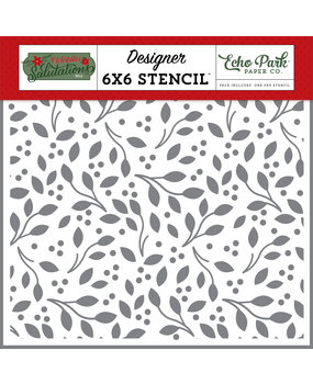 Echo Park Good Tidings Greenery Stencil (CSA289033) (DISCONTINUED) Echo Park Good Tidings Greenery Stencil (CSA289033) (DISCONTINUED)