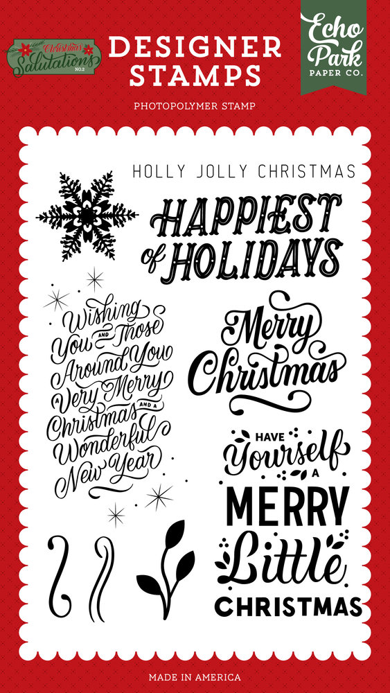 Echo Park Happiest Of Holidays Clear Stamps (CSA289041) (DISCONTINUED) Echo Park Happiest Of Holidays Clear Stamps (CSA289041) (DISCONTINUED)