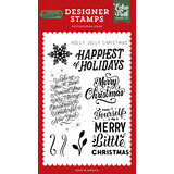 Echo Park Happiest Of Holidays Clear Stamps (CSA289041) (DISCONTINUED)