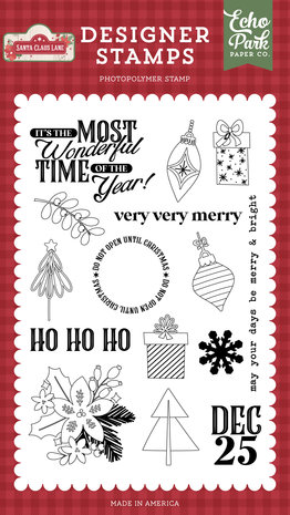 Echo Park Very Very Merry Clear Stamps (SCL287044) (DISCONTINUED)