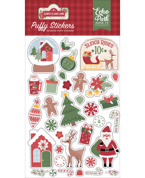 Echo Park Santa Claus Lane Puffy Stickers (SCL287066) (DISCONTINUED)