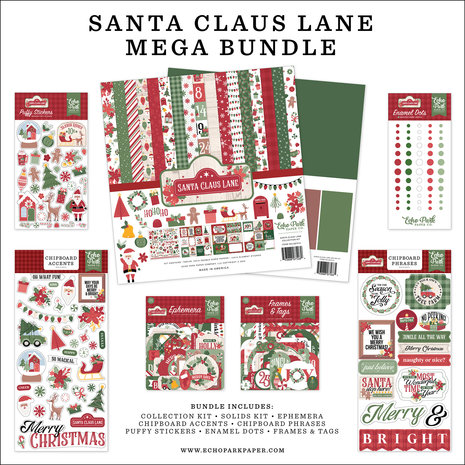 Echo Park Santa Claus Lane Mega Bundle (SCL287050) (OUTLET)