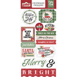 Echo Park Santa Claus Lane Chipboard Phrases (SCL287022) (DISCONTINUED)