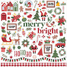 Echo Park Santa Claus Lane 12x12 Inch Element Sticker (SCL287014) (DISCONTINUED)