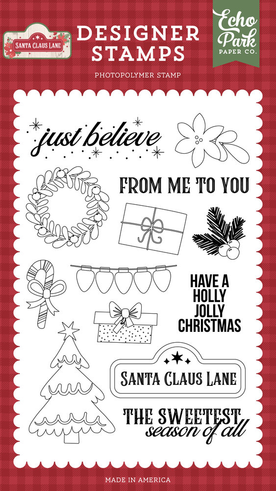 Echo Park Just Believe Clear Stamps (SCL287045) (DISCONTINUED)