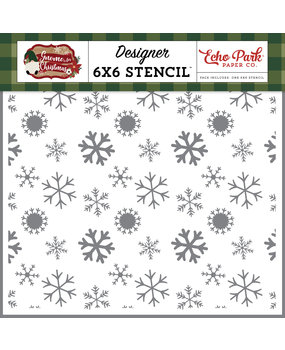 Echo Park Snow Globe Stencil (GFC290033) (DISCONTINUED)