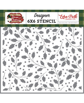 Echo Park Holly Days Stencil (GFC290036) (OUTLET)