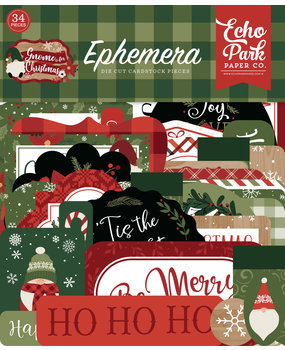 Echo Park Gnome For Christmas Ephemera (GFC290024) (DISCONTINUED)