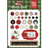 Echo Park Gnome For Christmas Adhesive Brads (GFC290020) (DISCONTINUED)