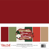 Echo Park Gnome For Christmas 12x12 Inch Coordinating Solids Paper Pack (GFC290015) (DISCONTINUED)