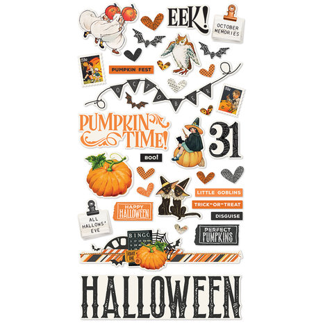 Simple Stories Simple Vintage October 31st Chipboard (18620) (DISCONTINUED)