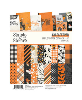 Simple Stories Simple Vintage October 31st 6x8 Inch Paper Pad (18619) (DISCONTINUED)