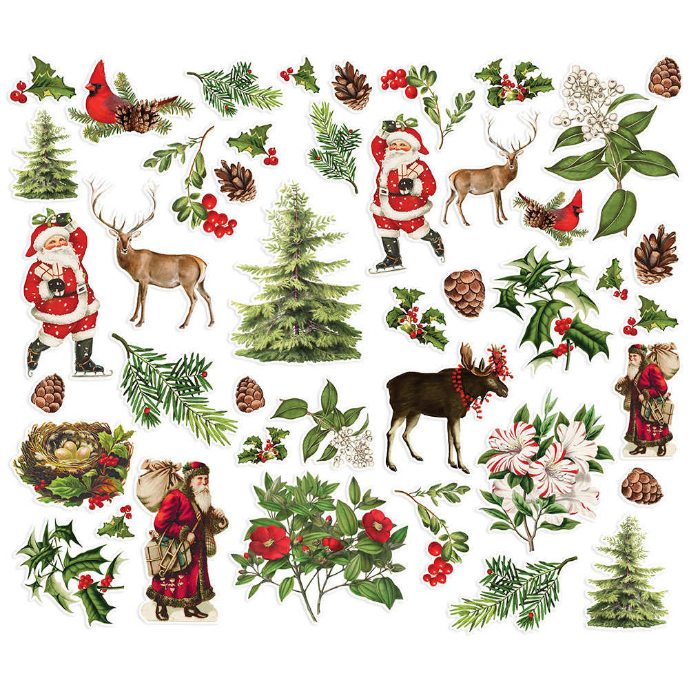 Simple Stories Simple Vintage Christmas Lodge Woodland Bits (18423) (DISCONTINUED)