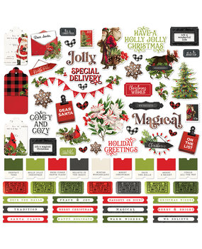 Simple Stories Simple Vintage Christmas Lodge Cardstock Stickers (18401) (DISCONTINUED) Simple Stories Simple Vintage Christmas Lodge Cardstock Stickers (18401) (DISCONTINUED)