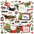 Simple Vintage Christmas Lodge Banner Sticker (18402) (DISCONTINUED) Simple Vintage Christmas Lodge Banner Sticker (18402) (DISCONTINUED)