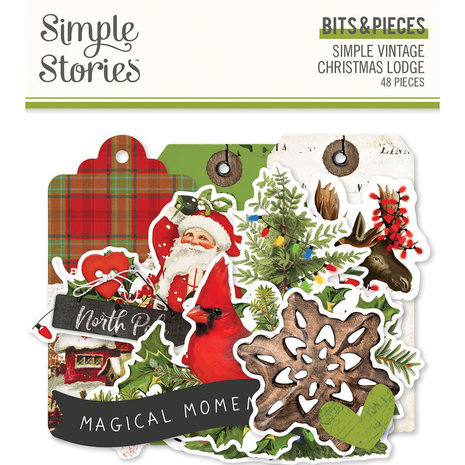 Simple Stories Simple Vintage Christmas Lodge Bits & Pieces (18422) (DISCONTINUED)