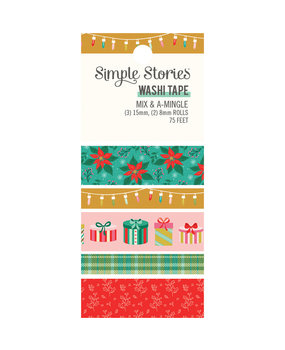 Simple Stories Mix & A-Mingle Washi Tape (18525) (DISCONTINUED) Simple Stories Mix & A-Mingle Washi Tape (18525) (DISCONTINUED)