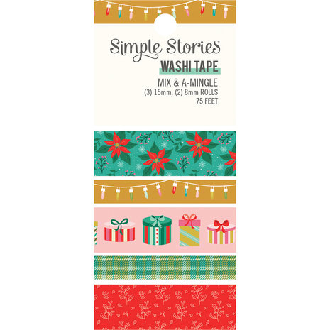 Simple Stories Mix & A-Mingle Washi Tape (18525) (OUTLET)