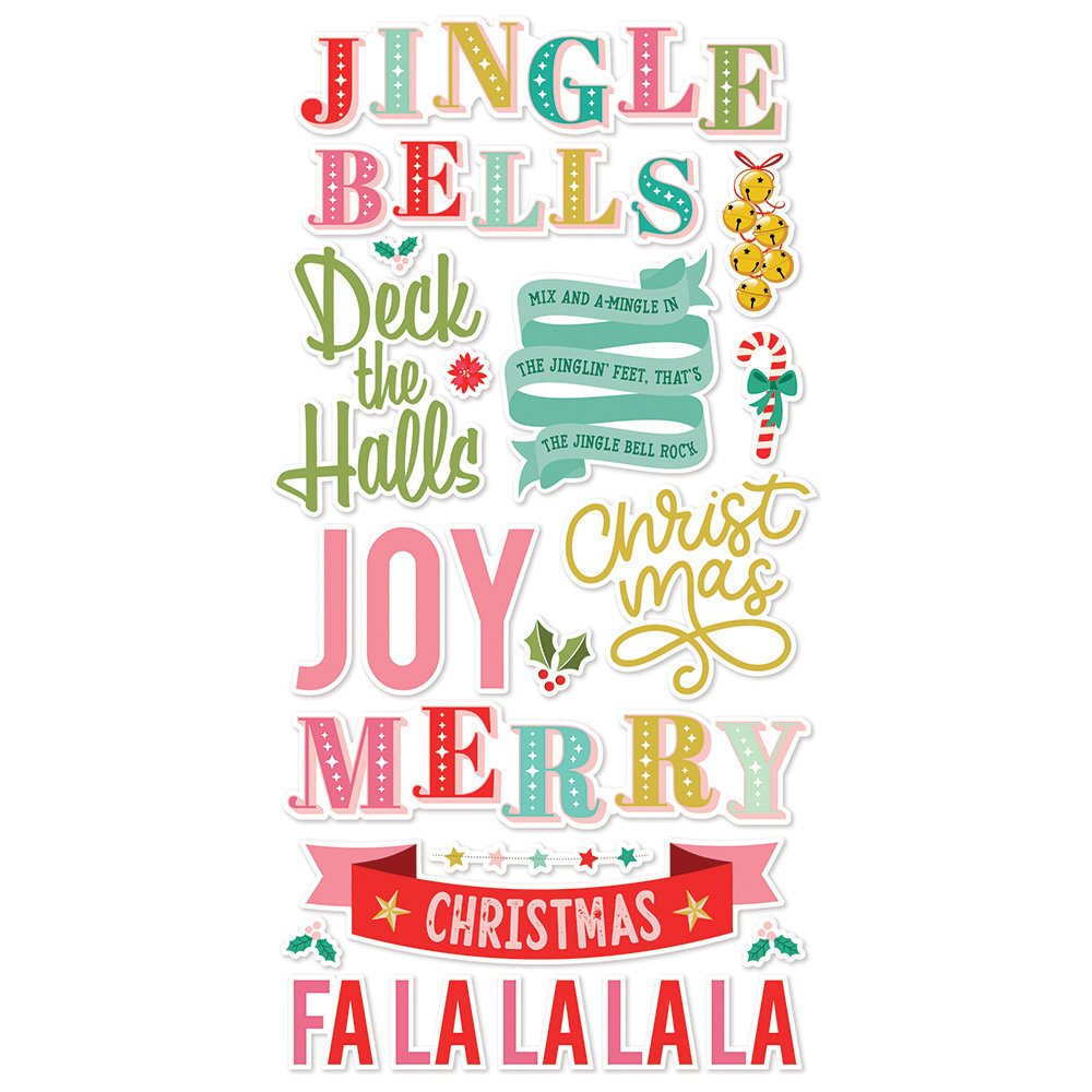 Simple Stories Mix & A-Mingle Foam Stickers (18521) (OUTLET)