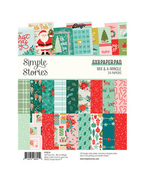 Simple Stories Mix & A-Mingle 6x8 Inch Paper Pad (18514) (DISCONTINUED)