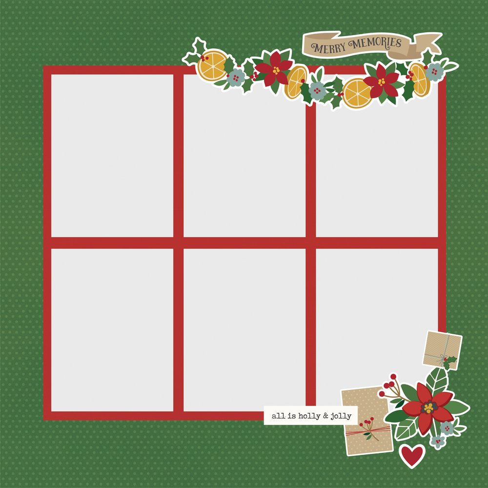 Simple Stories Simple Pages Pieces Hearth & Holiday (18230) (DISCONTINUED)
