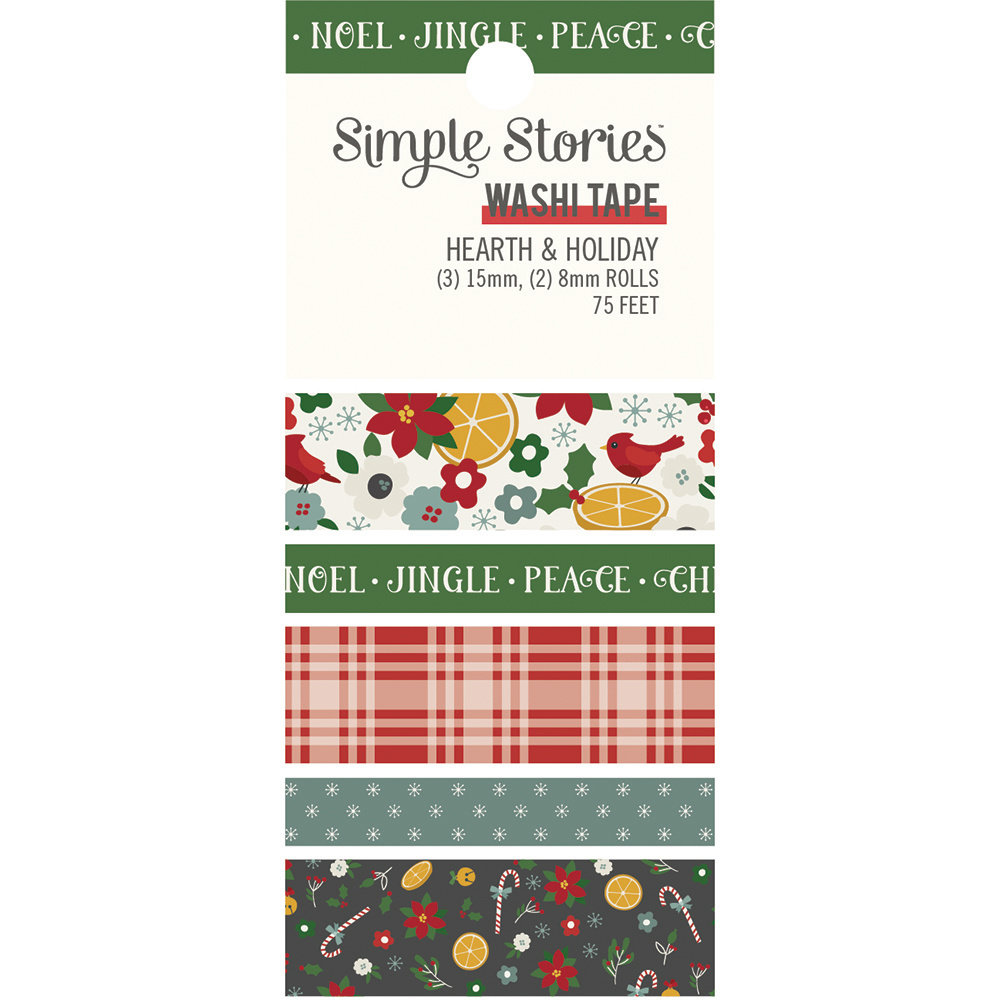 Simple Stories Hearth & Holiday Washi Tape (18227) (OUTLET)