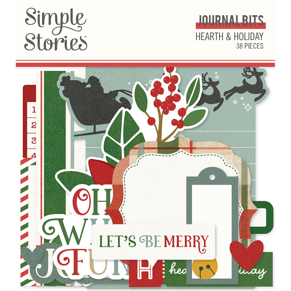 Simple Stories Hearth & Holiday Journal Bits (18218) (OUTLET)