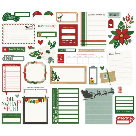 Simple Stories Hearth & Holiday Journal Bits (18218) (DISCONTINUED)