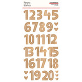 Simple Stories Hearth & Holiday Foam Numbers (18223) (DISCONTINUED)