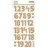 Simple Stories Hearth & Holiday Foam Numbers (18223) (OUTLET)