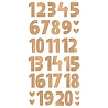 Simple Stories Hearth & Holiday Foam Numbers (18223) (OUTLET)