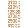 Simple Stories Hearth & Holiday Foam Numbers (18223) (OUTLET)