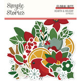Simple Stories Hearth & Holiday Floral Bits (18219) (OUTLET)