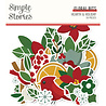Simple Stories Hearth & Holiday Floral Bits (18219) (OUTLET)