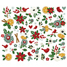 Simple Stories Hearth & Holiday Floral Bits (18219) (OUTLET)
