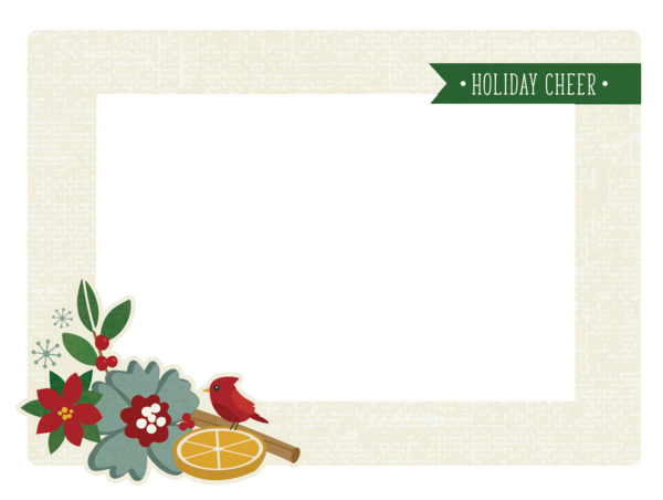 Simple Stories Hearth & Holiday Chipboard Frames (18221) (DISCONTINUED)