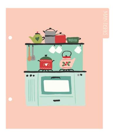 Simple Stories SN@P! Dividers 6x8 Inch Baking Spirits Bright (18329) (DISCONTINUED)