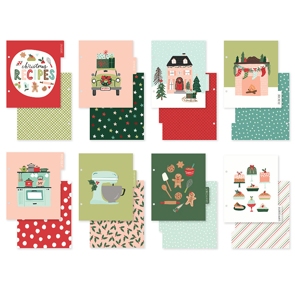 Simple Stories SN@P! Dividers 6x8 Inch Baking Spirits Bright (18329) (DISCONTINUED)