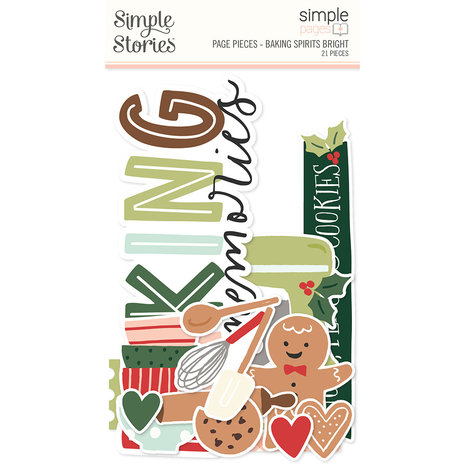 Simple Stories Simple Pages Pieces Baking Spirits Bright (18331) (DISCONTINUED)