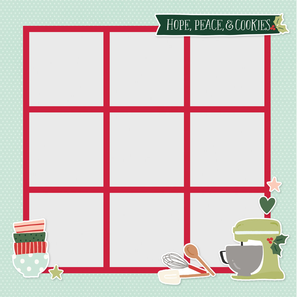 Simple Stories Simple Pages Pieces Baking Spirits Bright (18331) (DISCONTINUED)