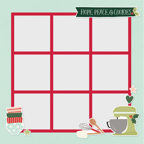 Simple Stories Simple Pages Pieces Baking Spirits Bright (18331) (DISCONTINUED)