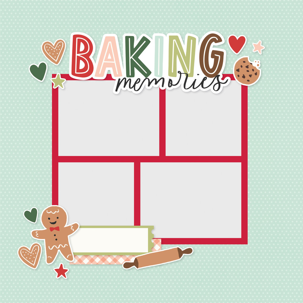 Simple Stories Simple Pages Pieces Baking Spirits Bright (18331) (DISCONTINUED)