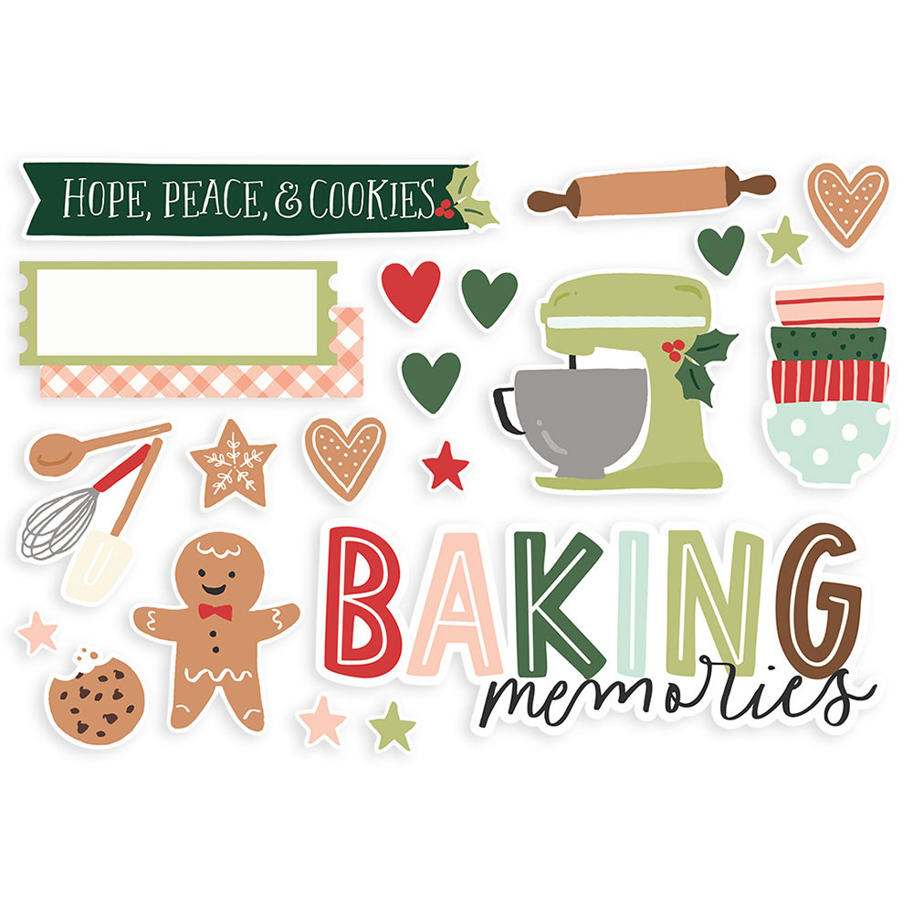 Simple Stories Simple Pages Pieces Baking Spirits Bright (18331) (DISCONTINUED)