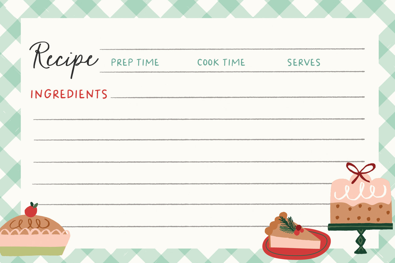 Simple Stories Baking Spirits Bright Recipe Cards (18328) (DISCONTINUED) Simple Stories Baking Spirits Bright Recipe Cards (18328) (DISCONTINUED)