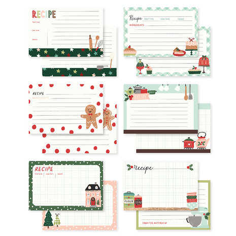 Simple Stories Baking Spirits Bright Recipe Cards (18328) (DISCONTINUED) Simple Stories Baking Spirits Bright Recipe Cards (18328) (DISCONTINUED)