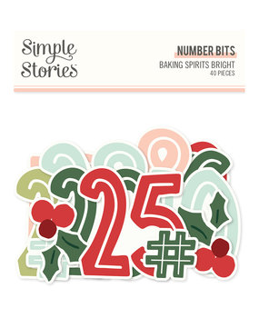 Simple Stories Baking Spirits Bright Number Bits (18320) (DISCONTINUED)