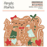 Simple Stories Baking Spirits Bright Gingerbread Bits & Pieces (18319) (DISCONTINUED)