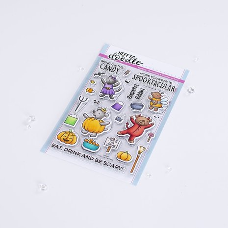 Heffy Doodle Costume Critters Clear Stamps (HFD0439) (OUTLET) Heffy Doodle Costume Critters Clear Stamps (HFD0439) (OUTLET)